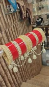 Elegant Bridal Set with Shadow Jhumar & Bangles